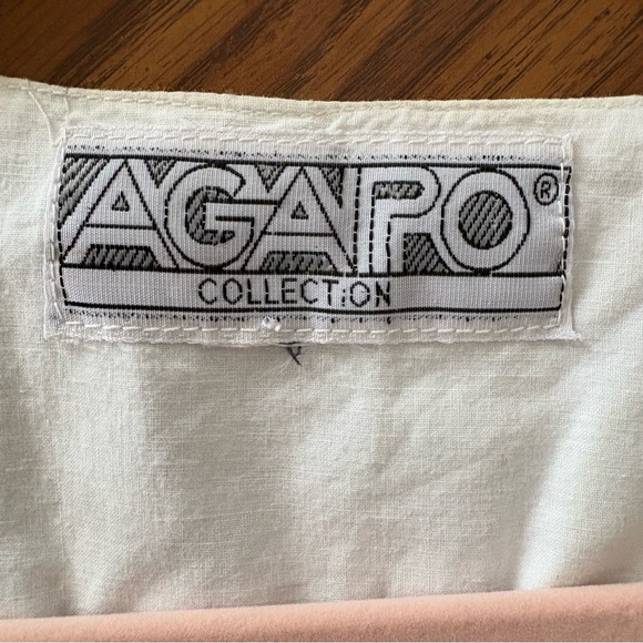 Vintage Agapo Denim Vest Embroidered Women’s Large Button Up Cottagecore 90s - Picture 3 of 10